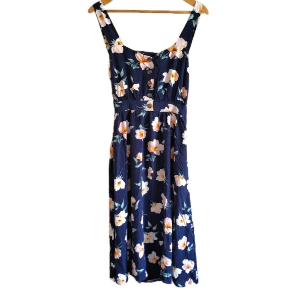 NWT Reformation Lanai Dress Floral Midi Cut Out XS - Picture 4 of 8
